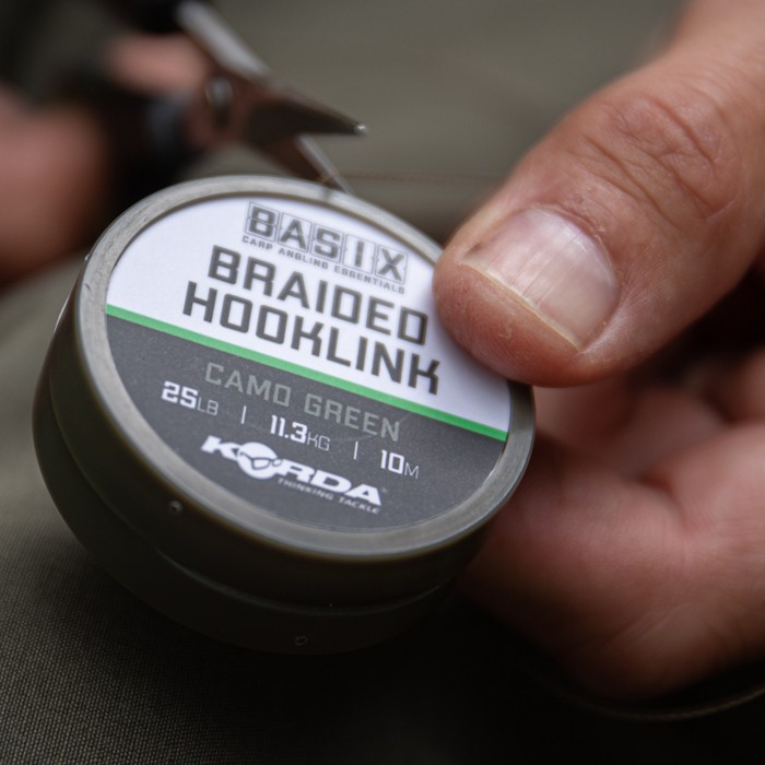 Korda Basix Braided Hooklink 10m Lifestyle 2
