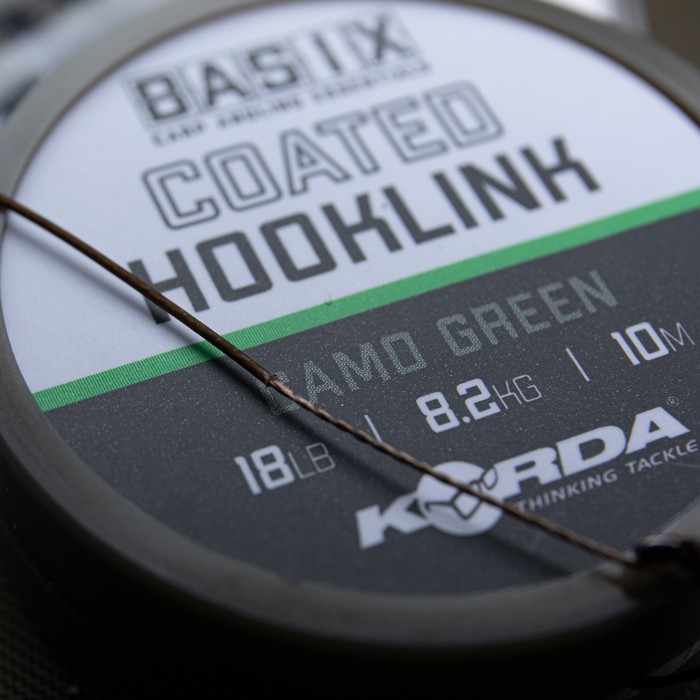 Korda Basix Coated Hooklink 10m In Use 2