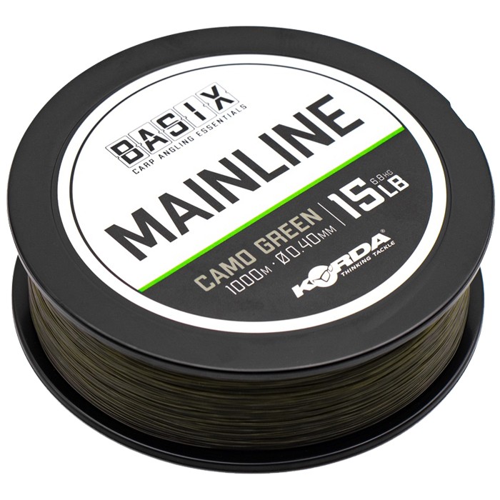 Korda Basix Mainline 1000m 15lb Spool