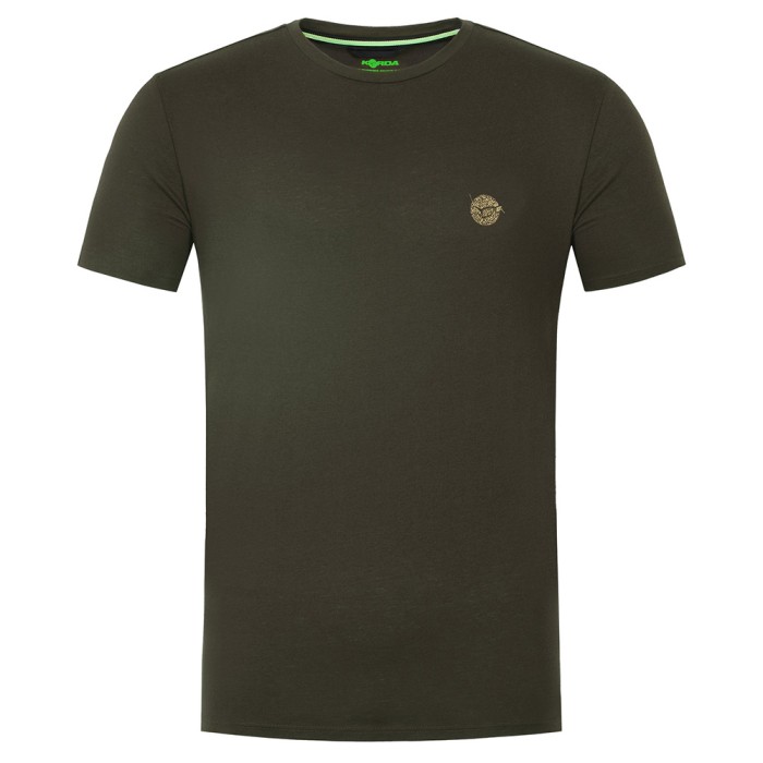 Korda Birdsnest Dark Olive Fishing T-Shirt Front