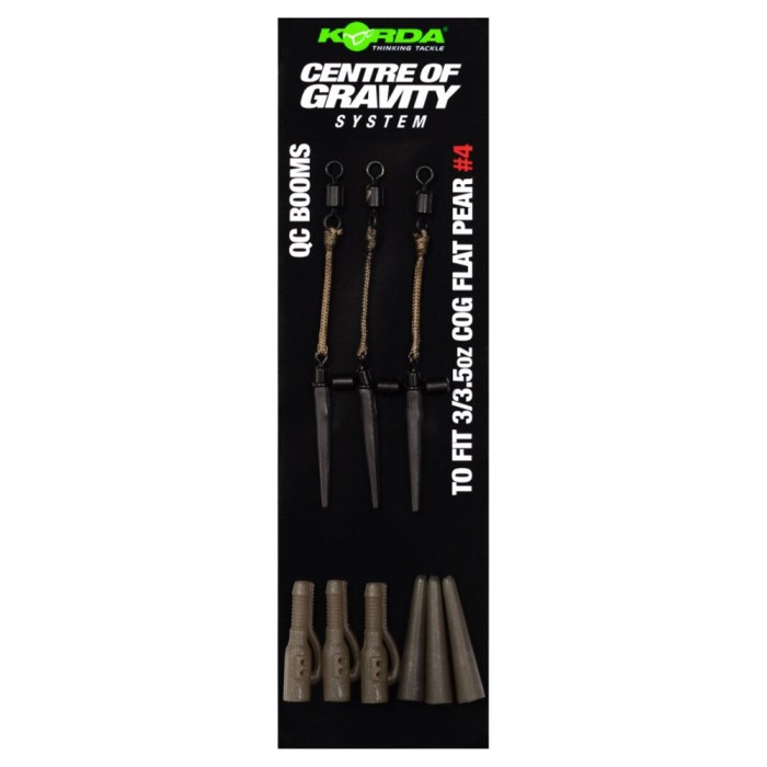 Korda COG QC Booms - Flat Pear