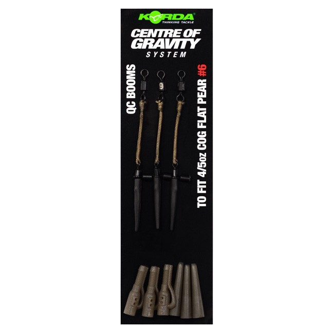 Korda COG QC Booms - Flat Pear