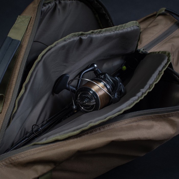 Korda Compac 3 Rod Telescopic Fishing Rod Holdall In Use 1