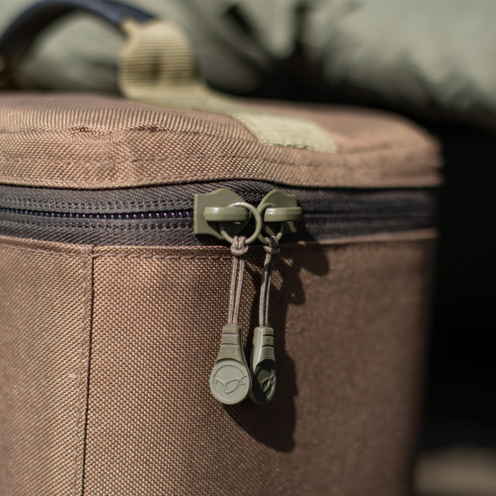 Korda Compac Fishing Cool Bag Medium Close Up Zips