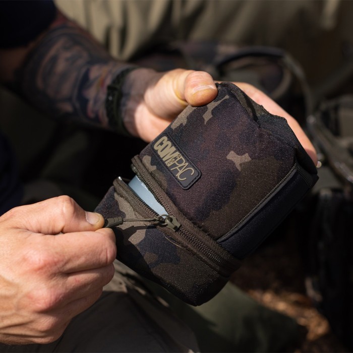 Korda Compac Dark Kamo Gas Canister Jacket In Use 2