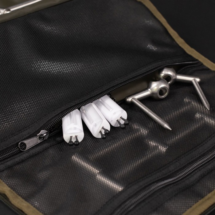 Korda Compac Dark Kamo Singlez Bag In Use Example 1