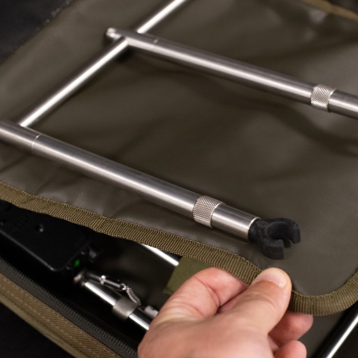 Korda Compac Dark Kamo Singlez Bag In Use Example 2