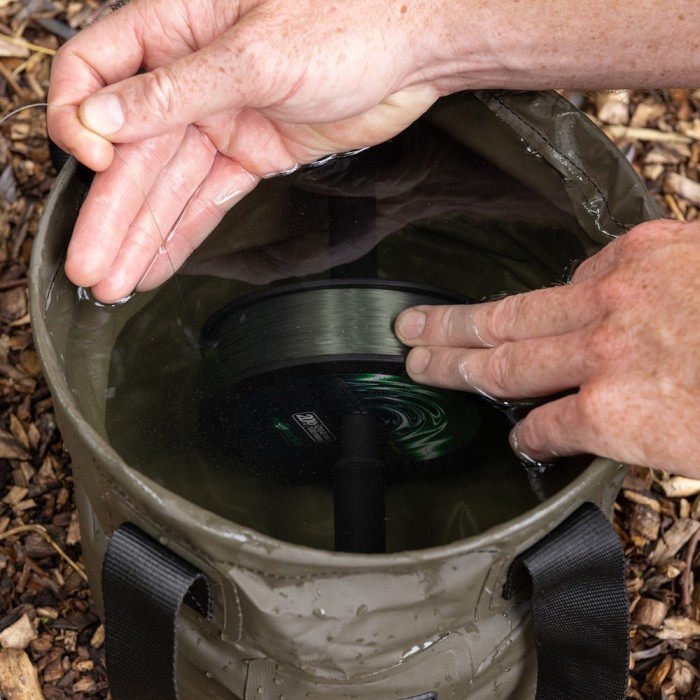 Korda Compac Spooling Bucket In Use 4