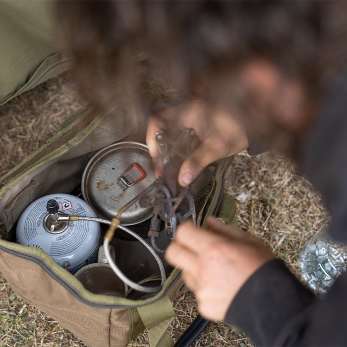 Korda Compac Utility Fishing Bag In Use 1