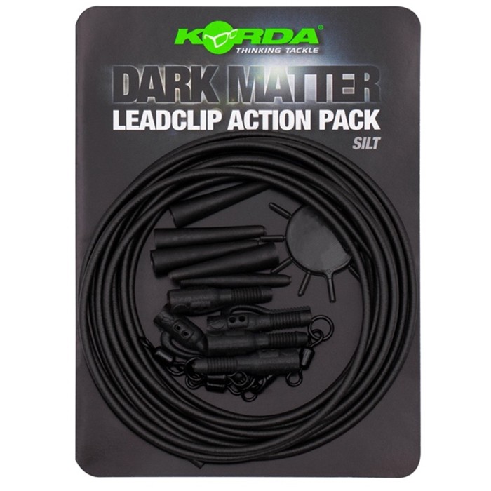 Korda Dark Matter Lead Clip Action Pack Silt