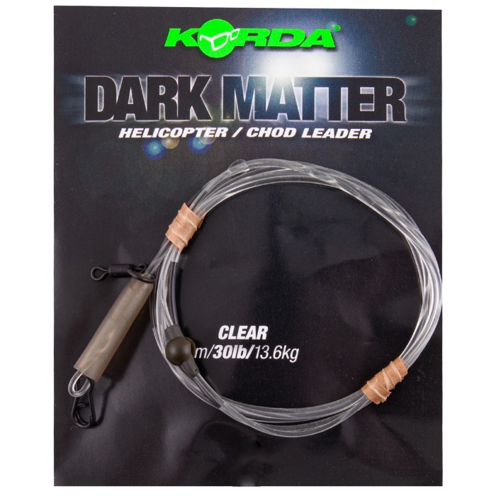 Korda Dark Matter Fishing Heli-Leaders Clear