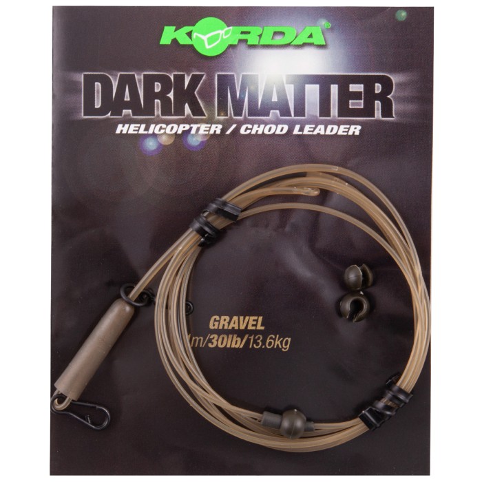Korda Dark Matter Fishing Heli-Leaders Gravel
