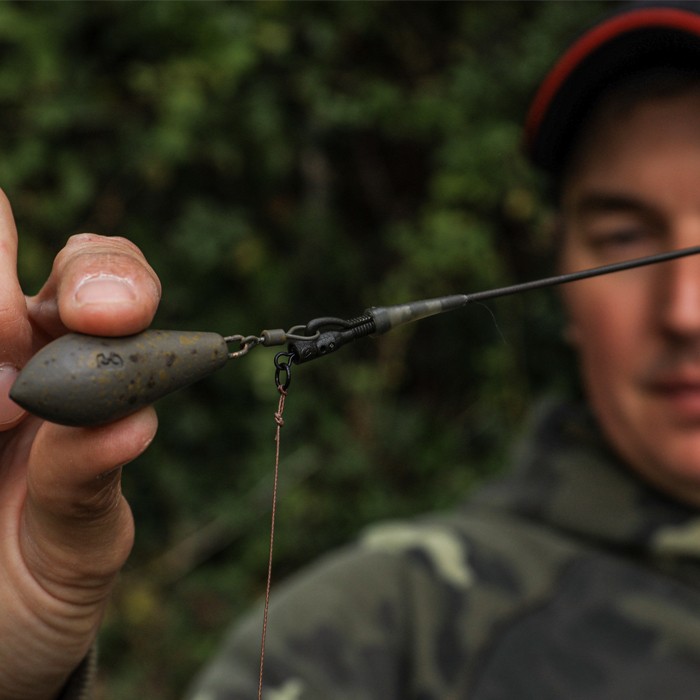 Korda Dark Matter Lead Clip Action Pack in Use