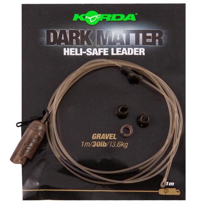 Korda Dark Matter Leader Heli-Safe 1m Gravel