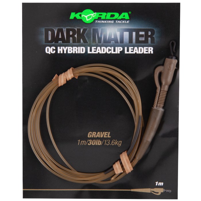Korda Dark Matter Leader QC Hybrid Clip Gravel