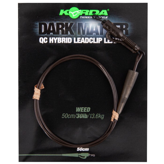Korda Dark Matter Leader QC Hybrid Clip Weed