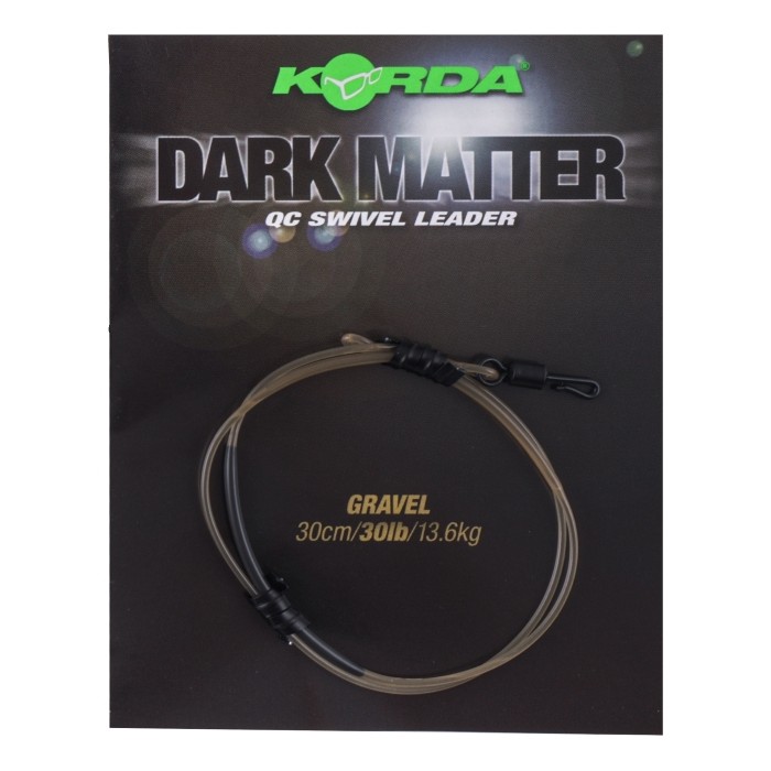 Korda Dark Matter QC Swivel Leader 30cm Gravel