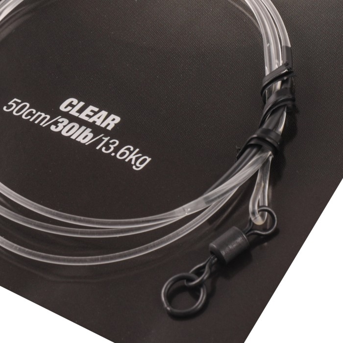 Korda Dark Matter Ring Swivel Leader Clear