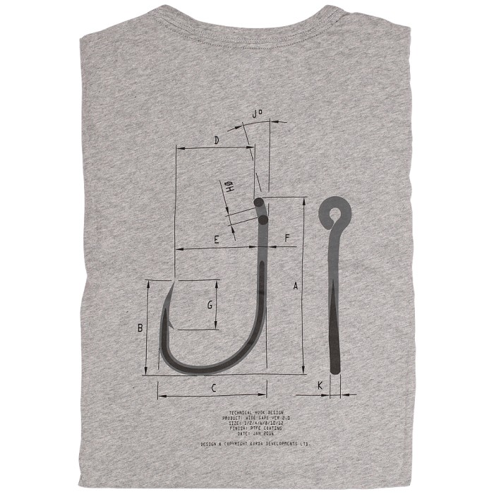 Korda Hook Spec T-Shirt Back