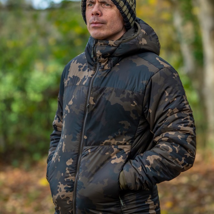 Korda Insulated Hooded Jacket - Dark Kamo
