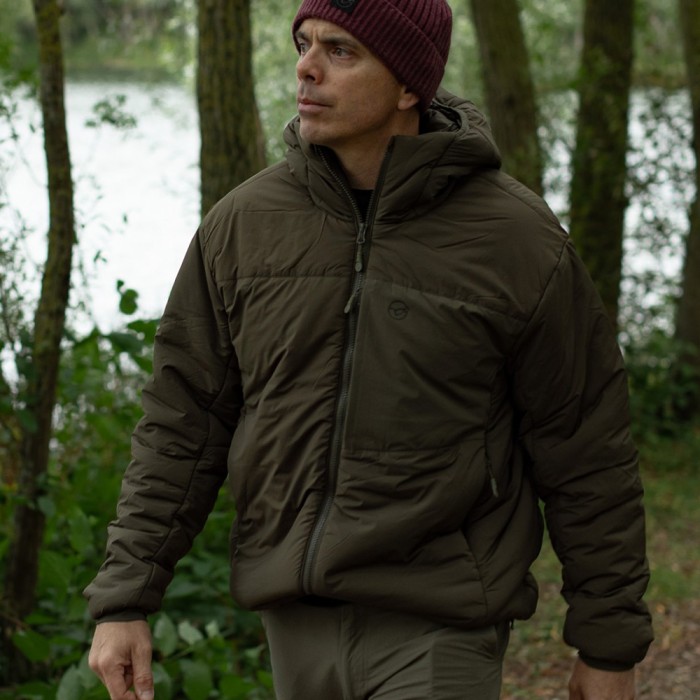 Korda Insulated Hooded Jacket Dark Olive 2