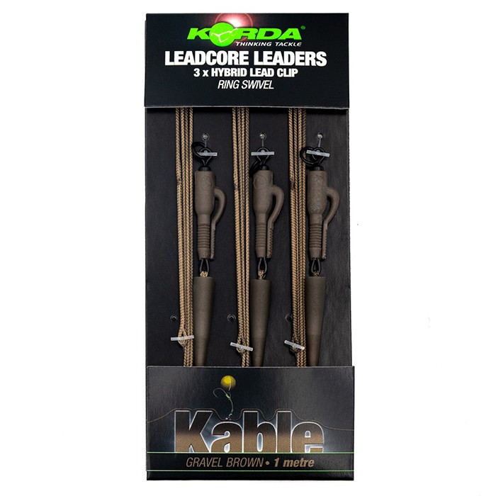 Korda Kable Leadcore Leader Hybrid Fishing Lead Clip 1