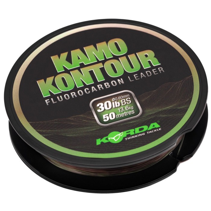 Korda Kamo Kontour Fishing Fluorocarbon Leader 50m 2