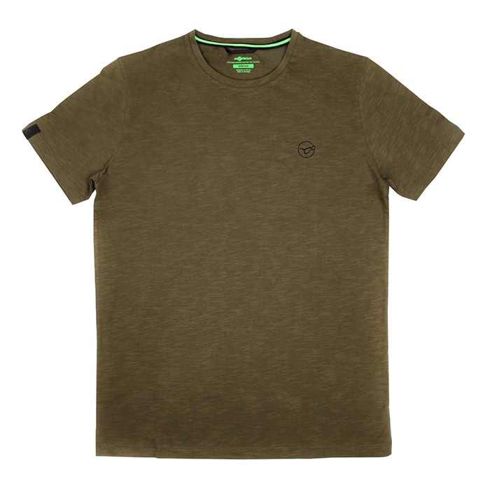 Korda Kore TK Tee Fishing T-Shirt Olive Front