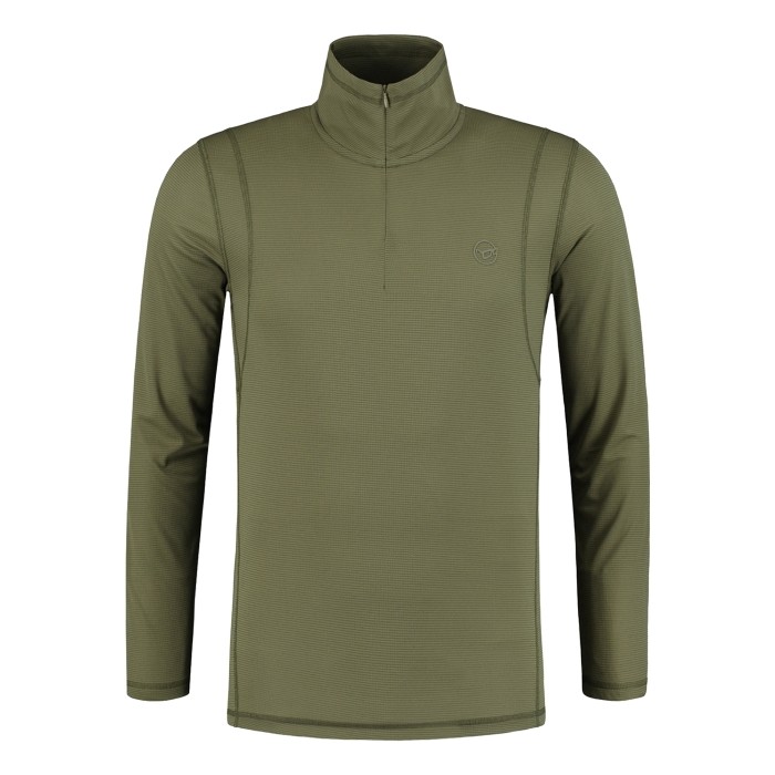 Korda Kool Quick Dry LS Zip Neck Fishing Jumper