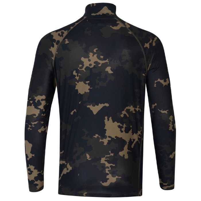 Korda Kool UPF Zip Dark Kamo Long Sleeve Jersey 3