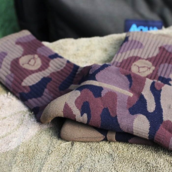 Korda Kore Camouflage Waterproof Fishing Socks Close Up