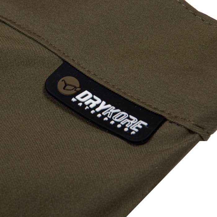 Korda Kore Drykore Fishing Over Trousers Olive Logo
