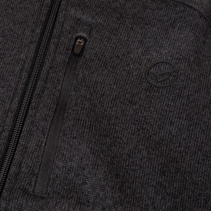 Korda Kore Polar Fishing Jacket Black Close Up Logo