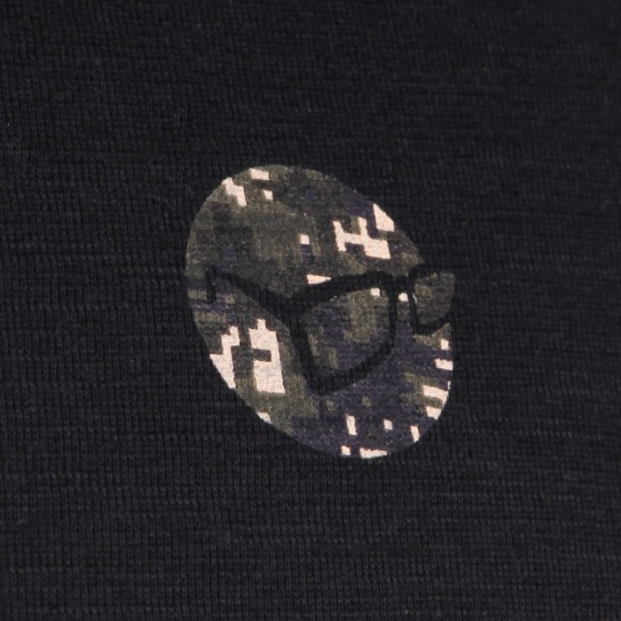 Korda Kore Digital Camo TK Black Fishing T-Shirt Logo