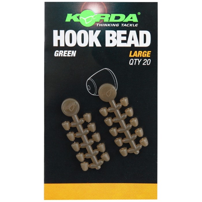 Korda Large Fishing Hook Bead Packaging