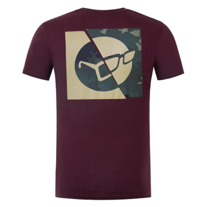 Korda LE Split Burgundy Fishing T-Shirt Back