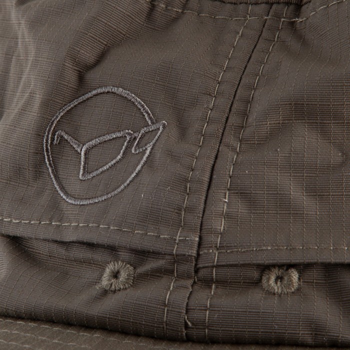 Korda LE Waterproof Fishing Boonie Olive Logo