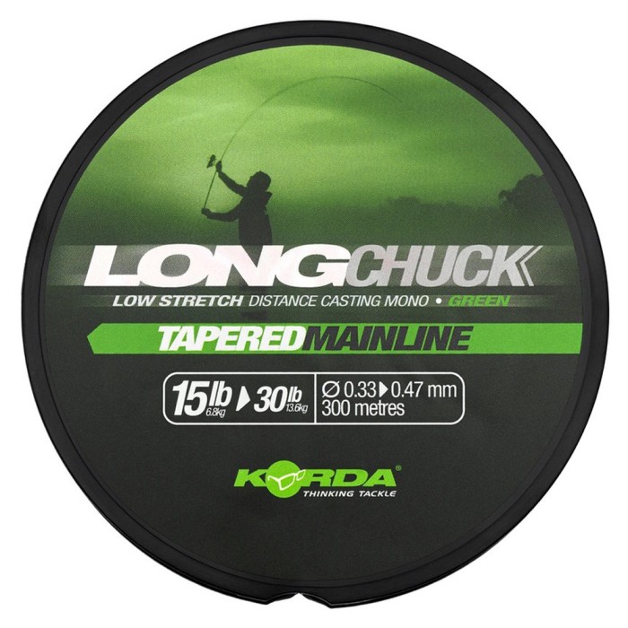 Korda Long Chuck Green Tapered Mainline 300m 15lb