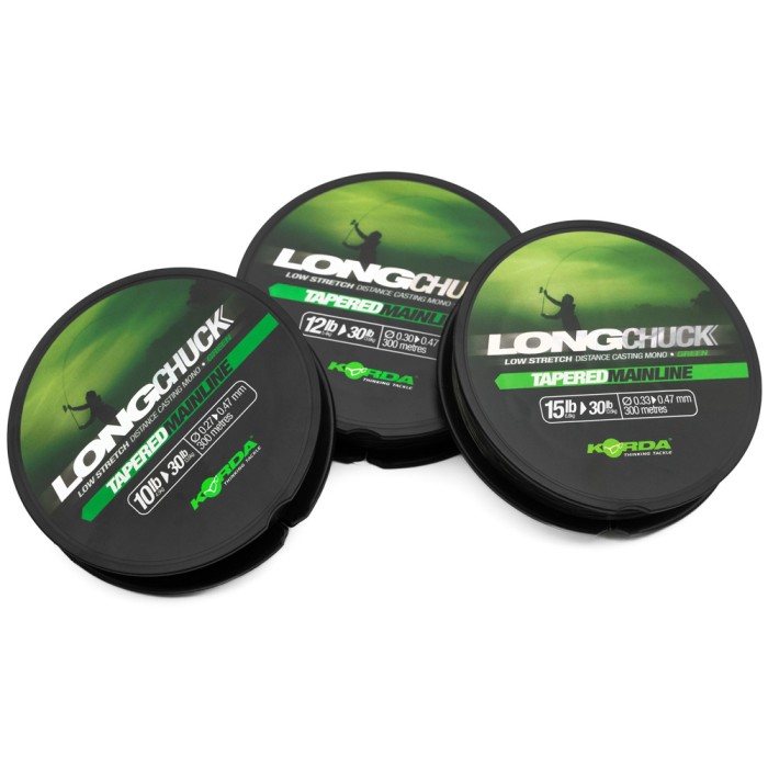 Korda Long Chuck Green Tapered Mainline 300m 1