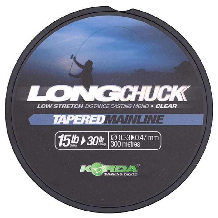Korda Long Chuck Clear Tapered Mainline 15lb