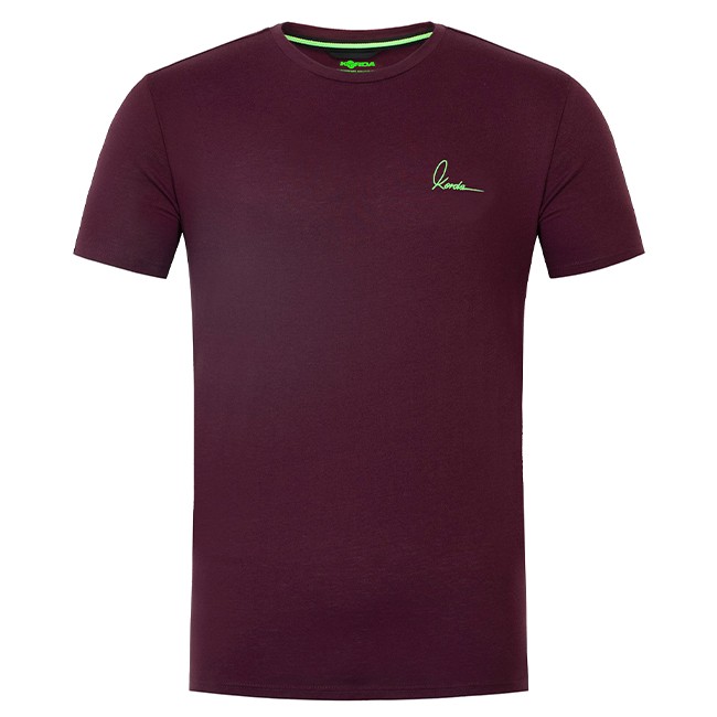 Korda Minimal T-Shirt - Burgundy