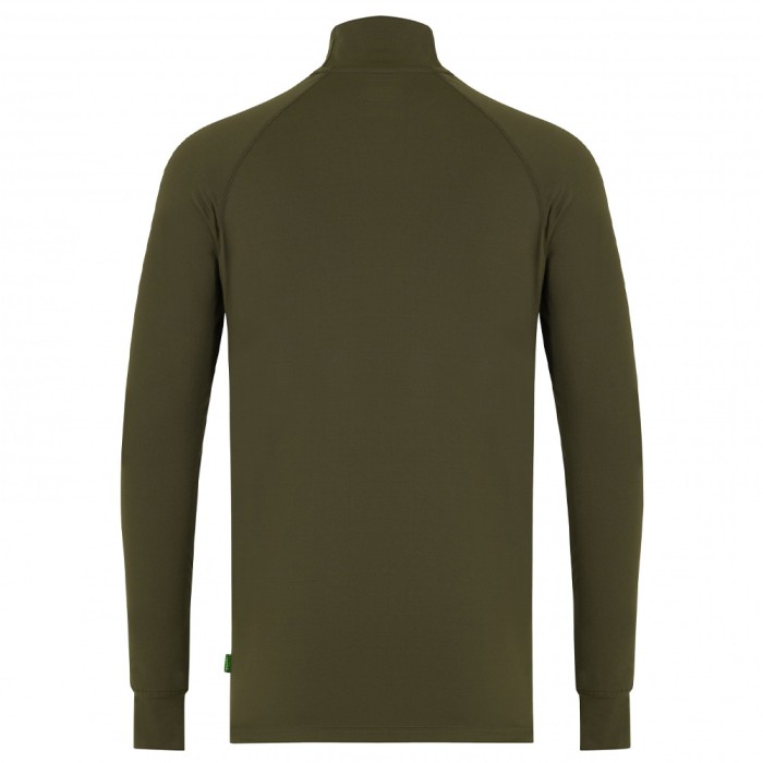 Korda Mock Neck Thermal Longsleeve Shirt - Dark Olive