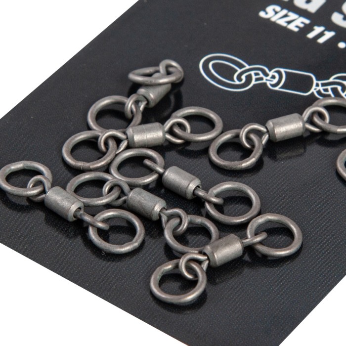 Korda PTFE Coated Double Ring Swivel Close Up