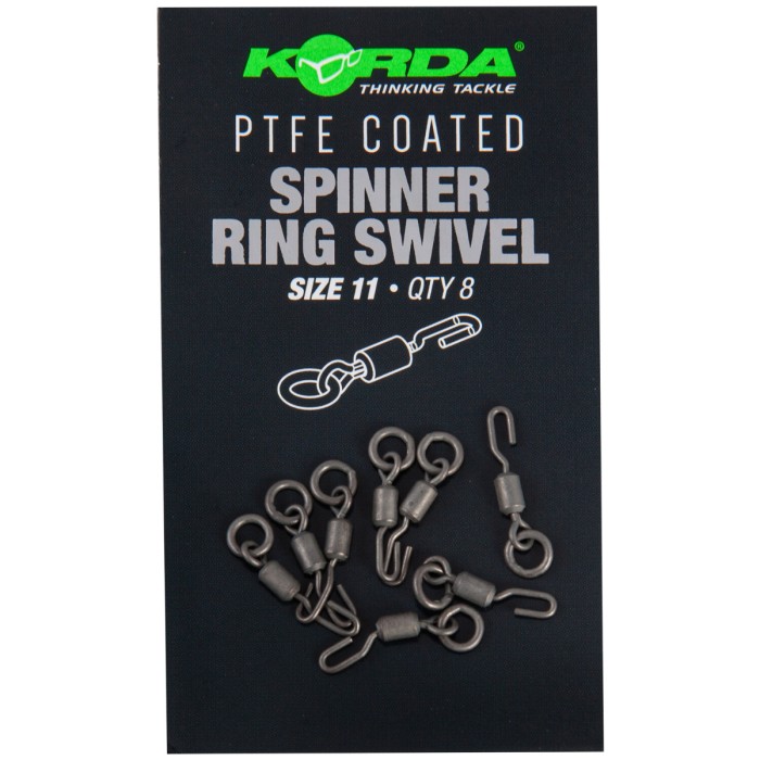 Korda PTFE Coated Spinner Ring Swivel