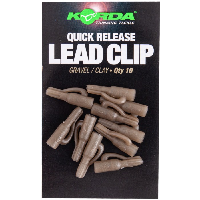 Korda Quick Release Fishing Lead Clip Gravel Clay