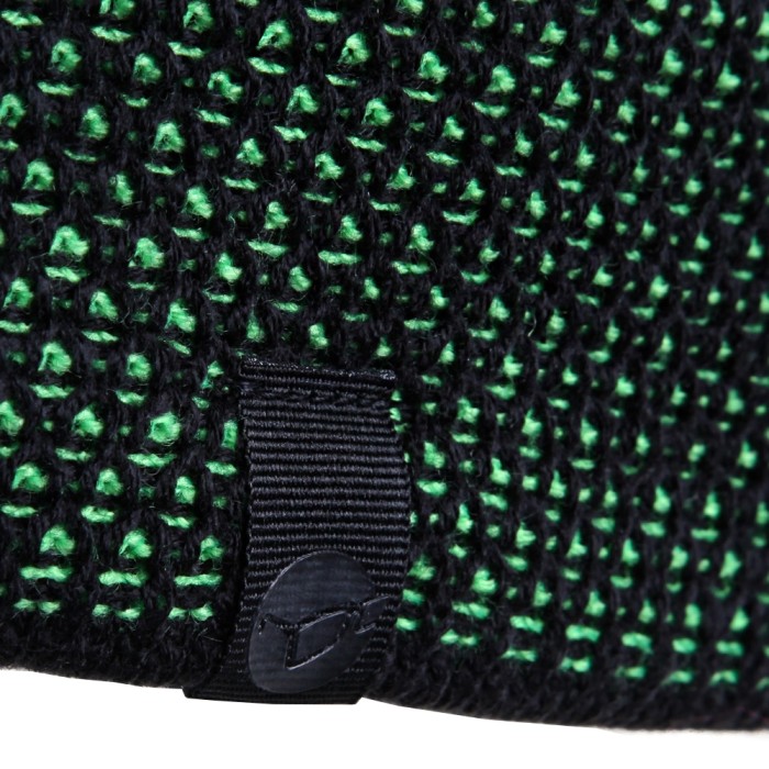 Korda Skullcap Black Green Close Up