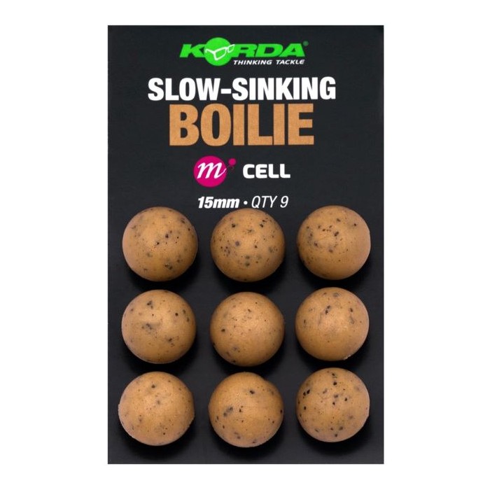 Korda Slow Sinking Boilie - Cell 15mm
