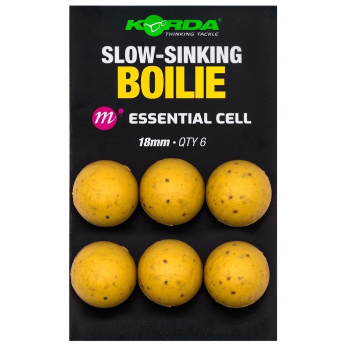 Korda Slow Sinking Boilie - Essential Cell 18mm