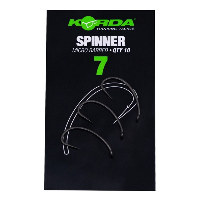 Korda Spinner Fishing Hooks Size 7