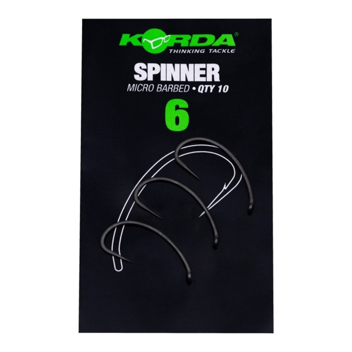 Korda Spinner Fishing Hooks Size 6